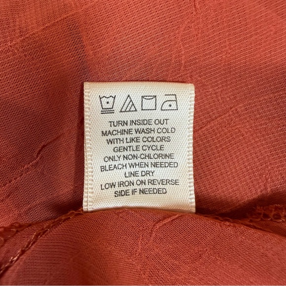 Thirty Thirty Elegant Rust Ruffled Camisole-NWT-Medium - Picture 9 of 9